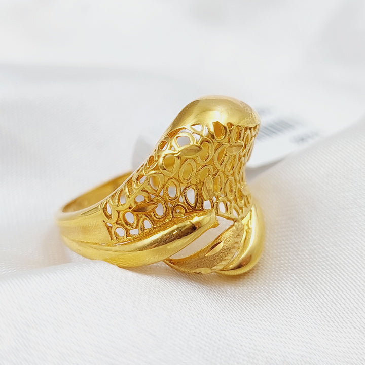 21K Gold Fancy Ring by Saeed Jewelry - Image 5