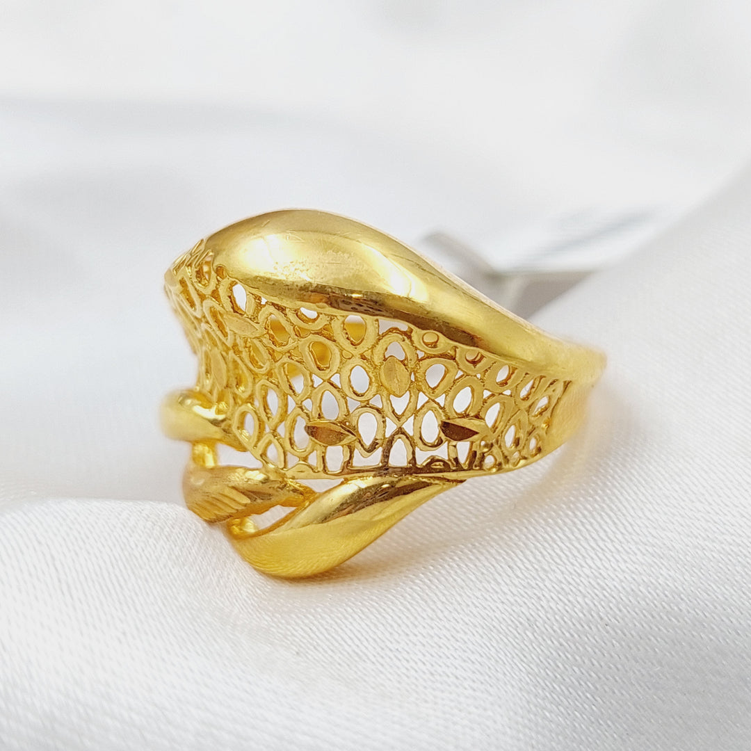 21K Gold Fancy Ring by Saeed Jewelry - Image 1