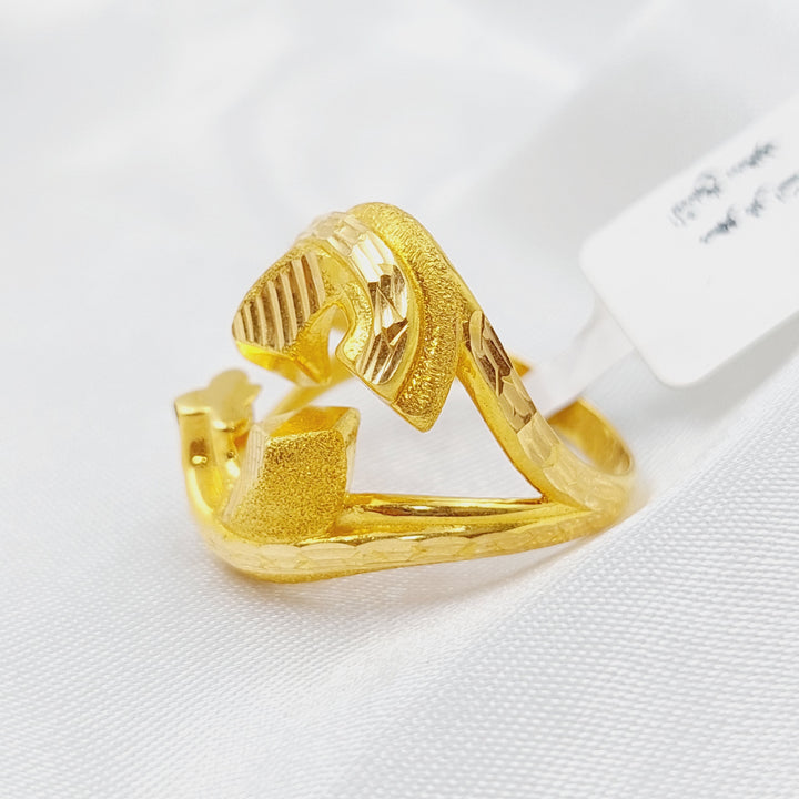 21K Gold Fancy Ring by Saeed Jewelry - Image 1