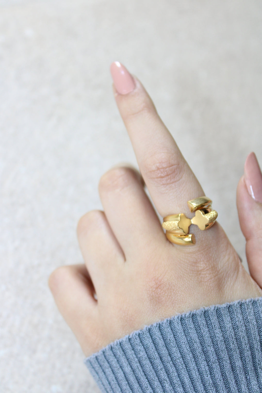 21K Gold Fancy Ring by Saeed Jewelry - Image 2