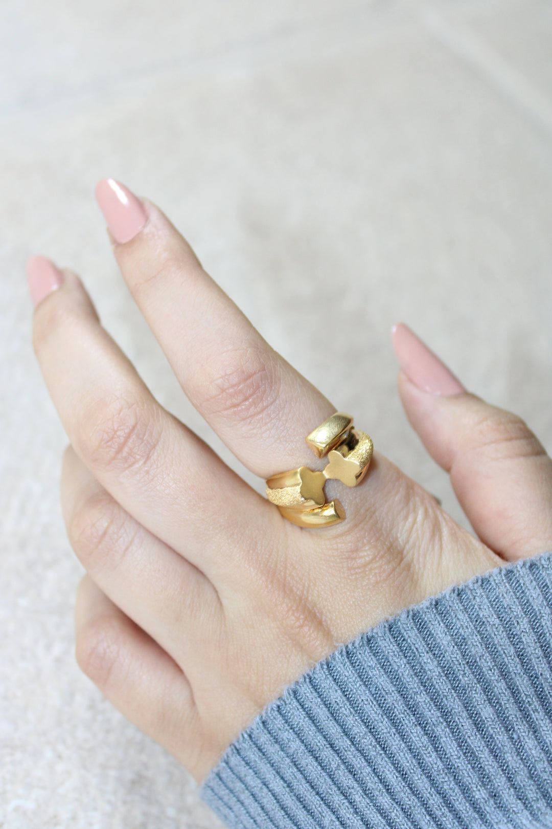 21K Gold Fancy Ring by Saeed Jewelry - Image 4