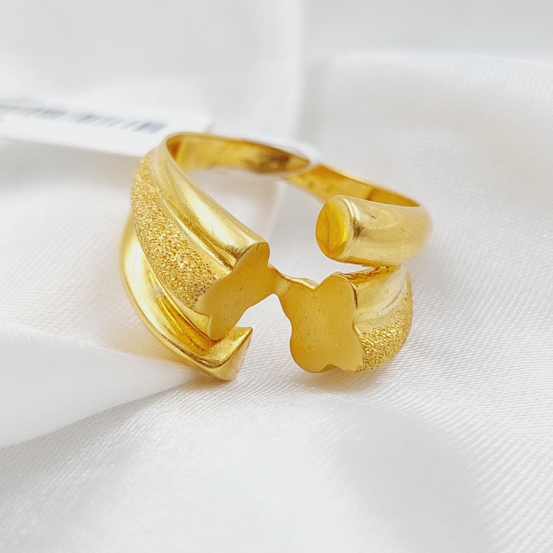 21K Gold Fancy Ring by Saeed Jewelry - Image 1