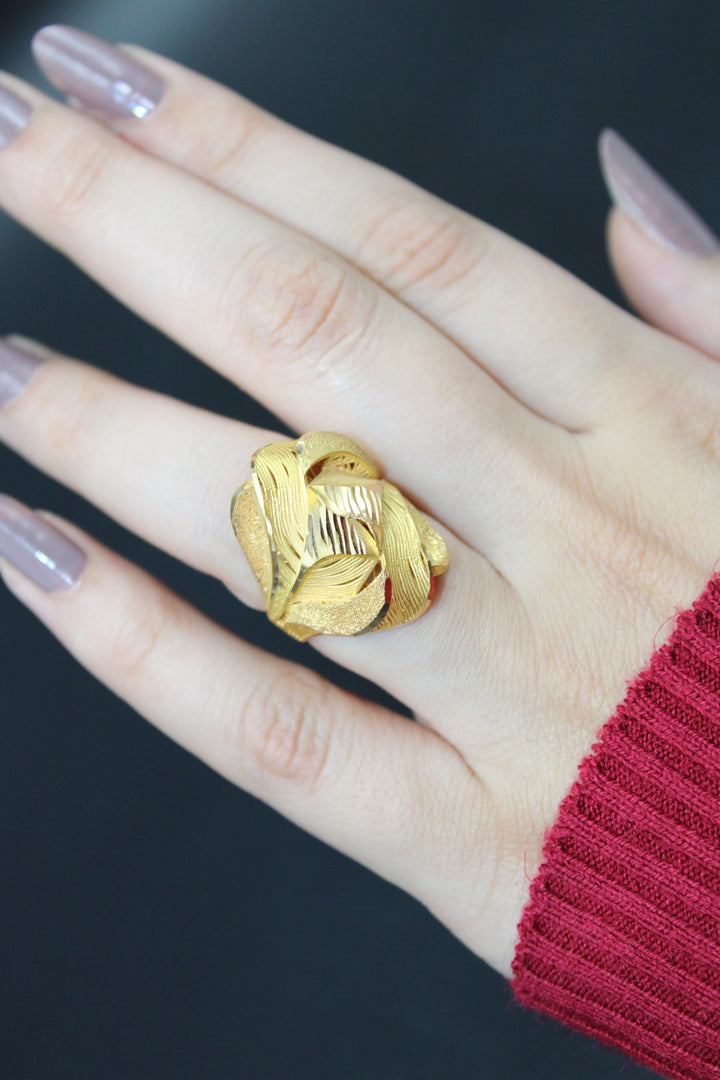 21K Gold Fancy Ring by Saeed Jewelry - Image 5