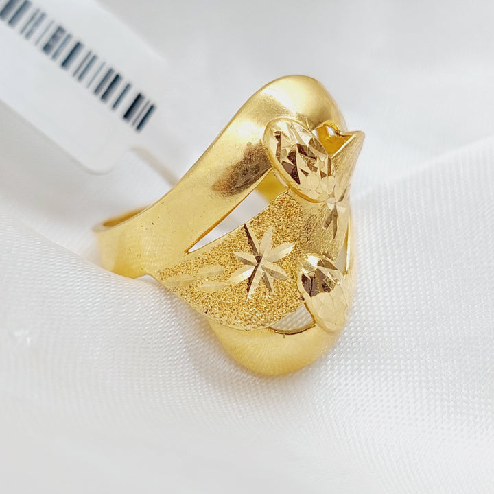 21K Gold Fancy Ring by Saeed Jewelry - Image 1