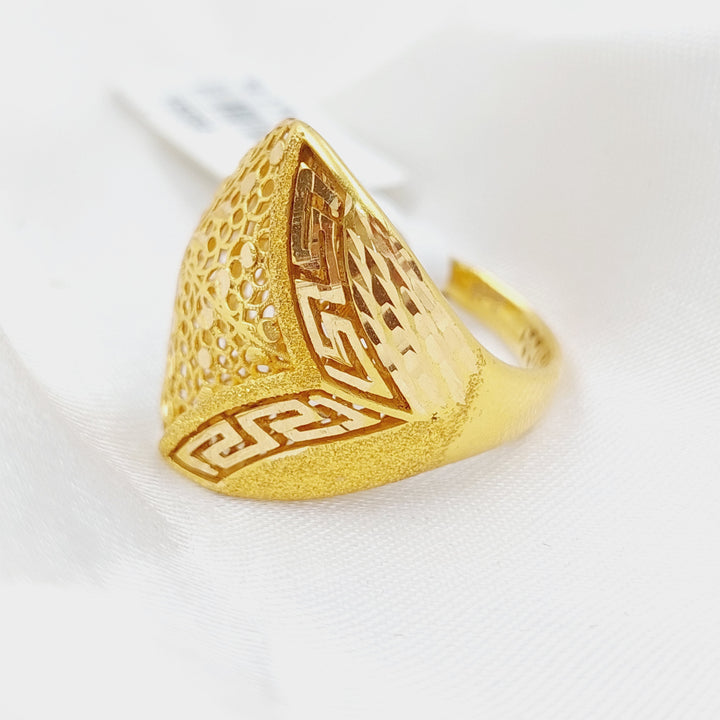 21K Gold Fancy Ring by Saeed Jewelry - Image 1