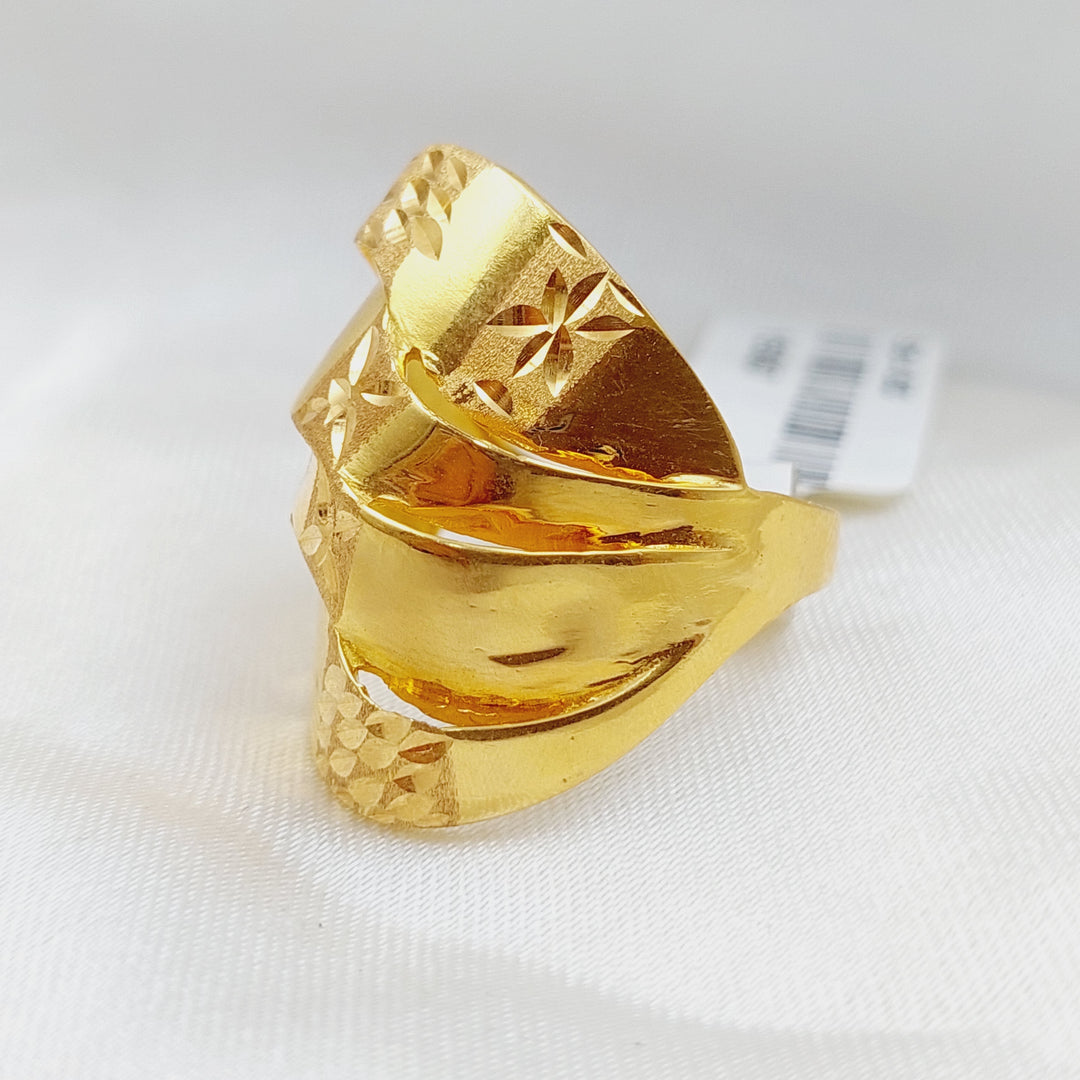 21K Gold Fancy Ring by Saeed Jewelry - Image 1