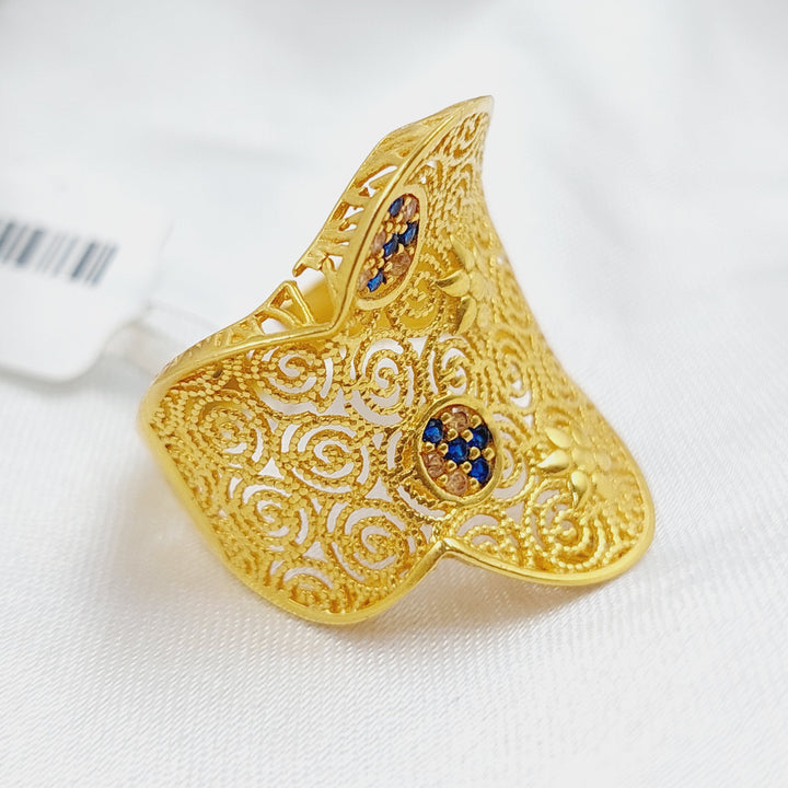 21K Gold Fancy Ring by Saeed Jewelry - Image 4