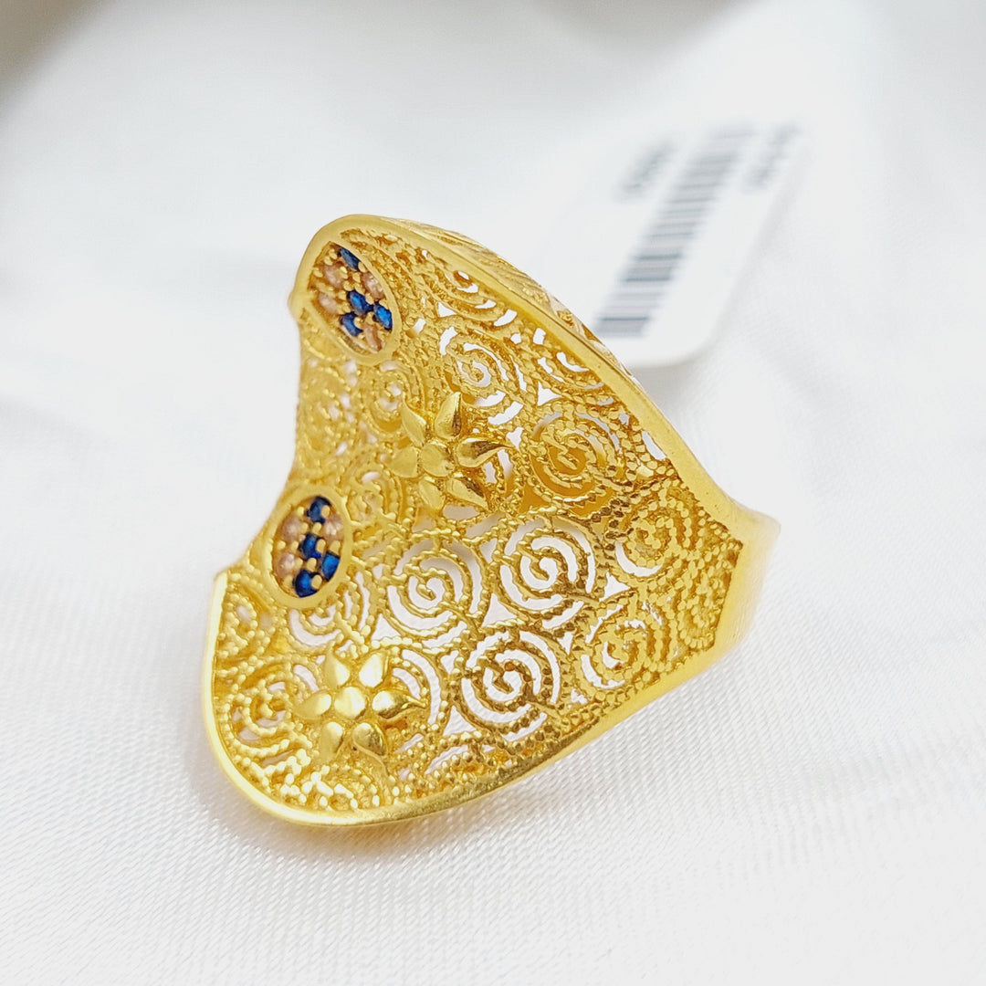 21K Gold Fancy Ring by Saeed Jewelry - Image 1