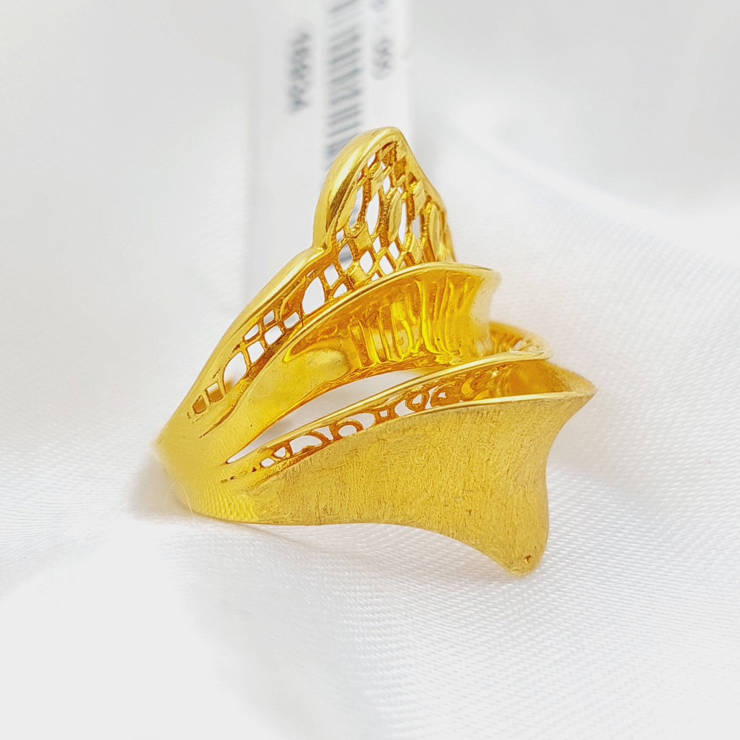 21K Gold Fancy Ring by Saeed Jewelry - Image 3