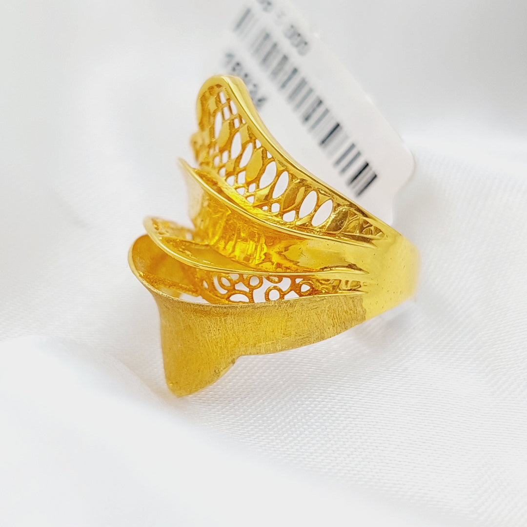 21K Gold Fancy Ring by Saeed Jewelry - Image 5