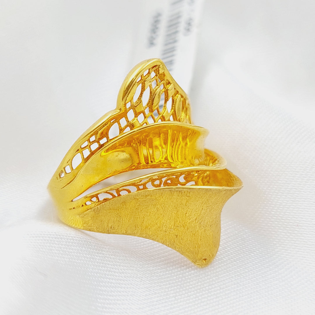 21K Gold Fancy Ring by Saeed Jewelry - Image 8