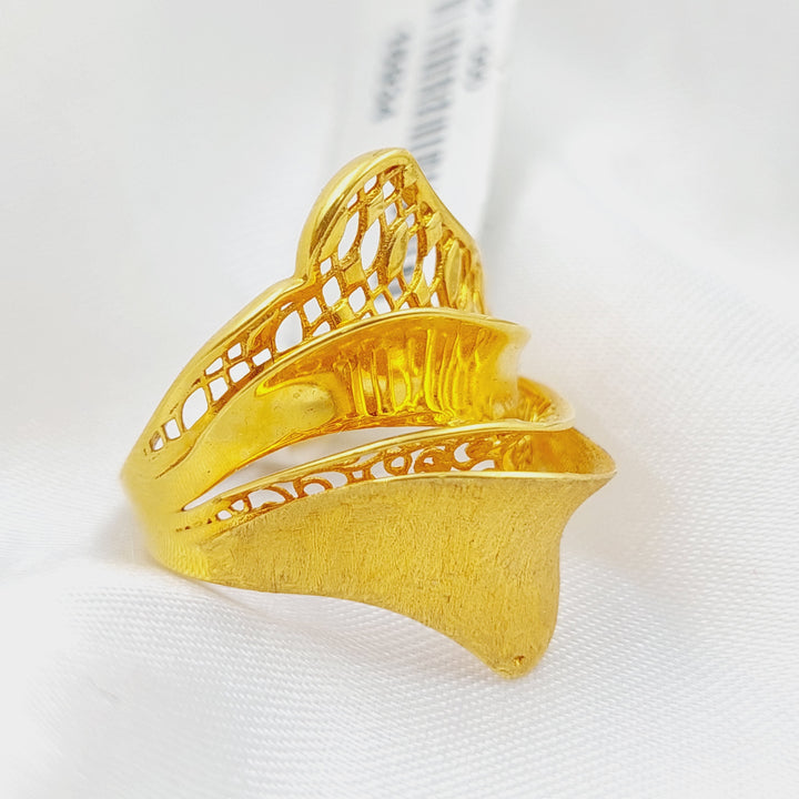 21K Gold Fancy Ring by Saeed Jewelry - Image 9