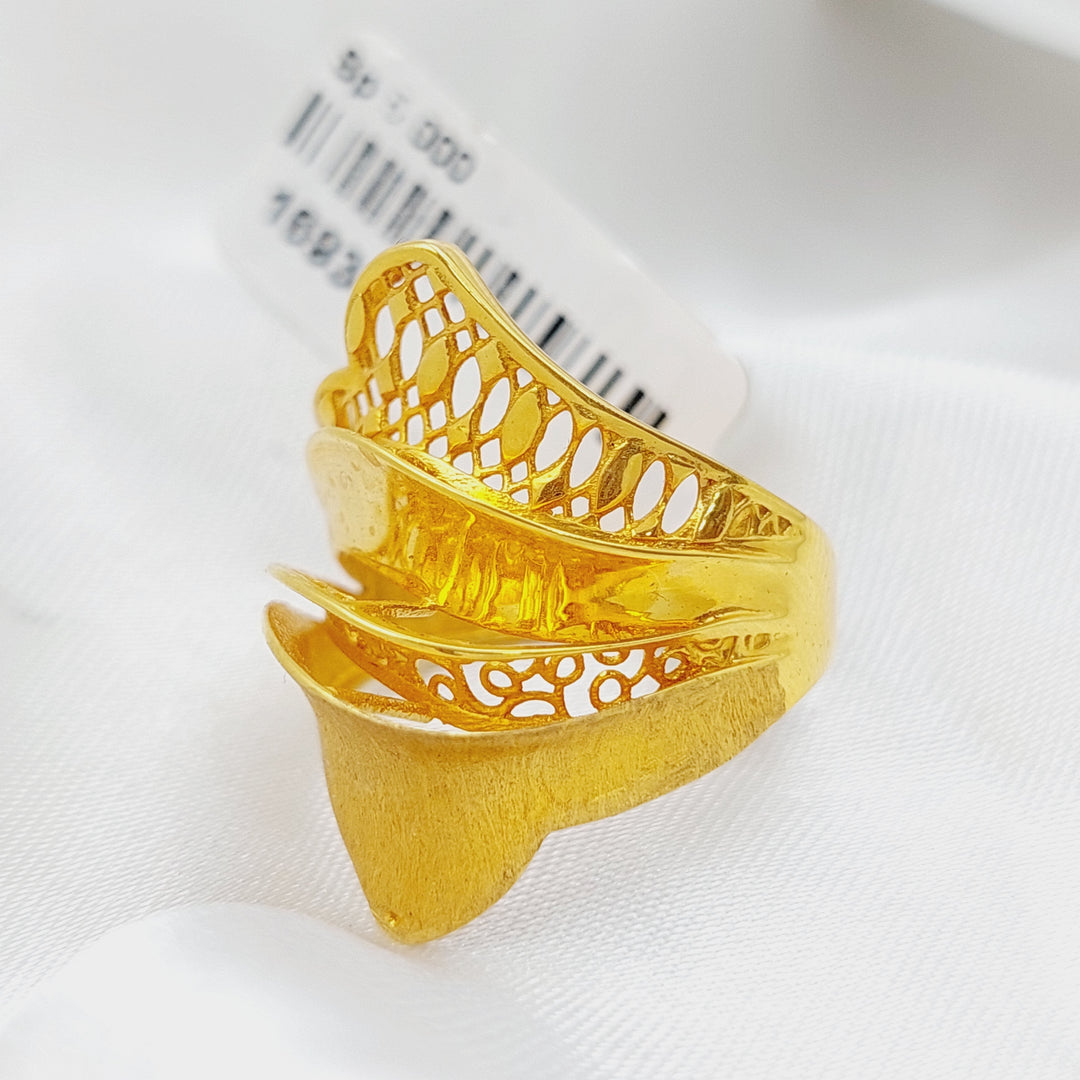 21K Gold Fancy Ring by Saeed Jewelry - Image 1