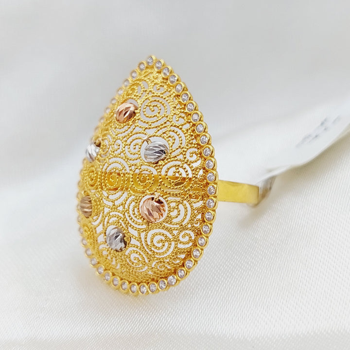 21K Gold Fancy Ring by Saeed Jewelry - Image 6