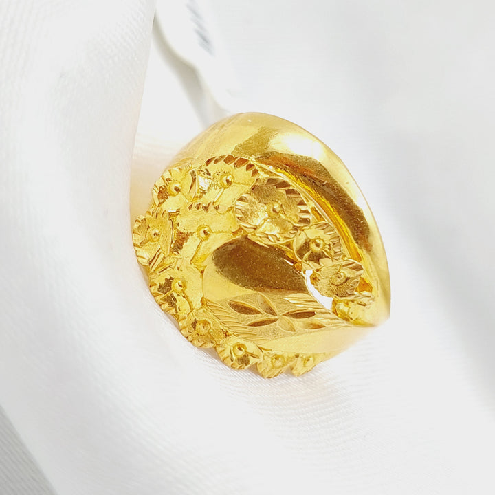 21K Gold Fancy Ring by Saeed Jewelry - Image 3