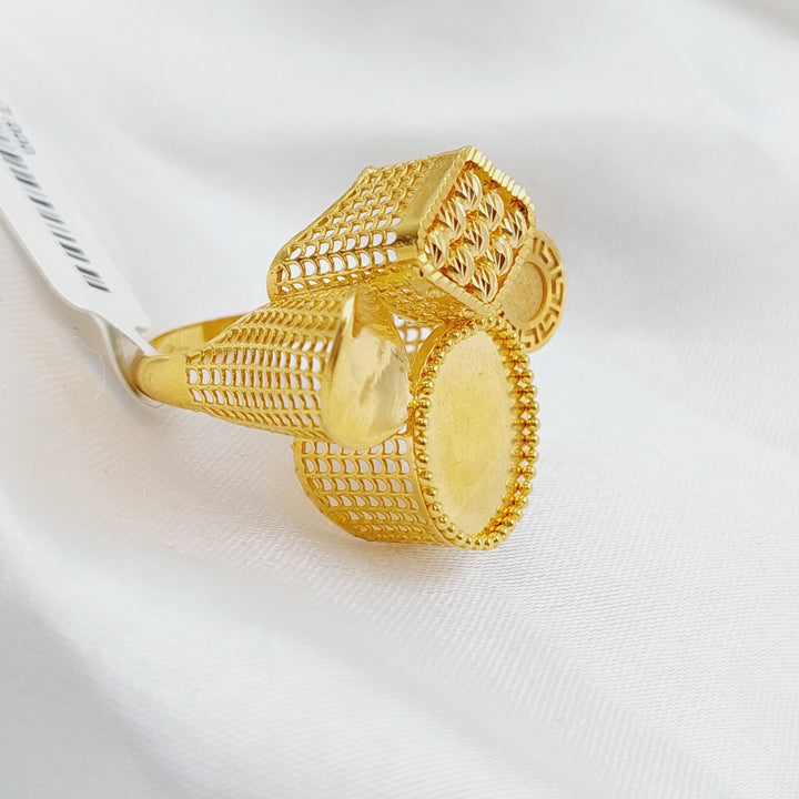 21K Gold Fancy Ring by Saeed Jewelry - Image 3