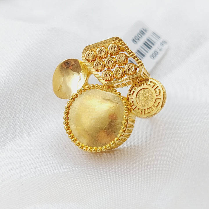 21K Gold Fancy Ring by Saeed Jewelry - Image 5