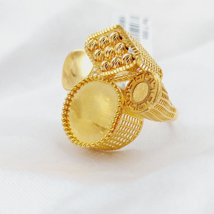 21K Gold Fancy Ring by Saeed Jewelry - Image 1