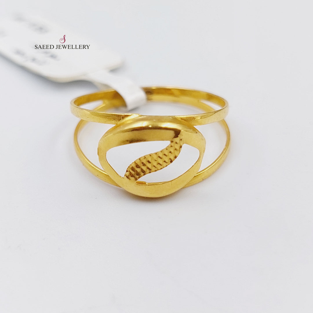 21K Gold Fancy Ring by Saeed Jewelry - Image 3