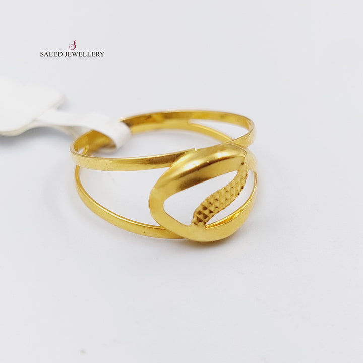 21K Gold Fancy Ring by Saeed Jewelry - Image 1