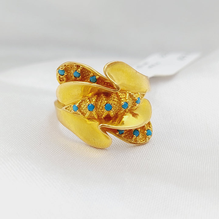 21K Gold Fancy Ring by Saeed Jewelry - Image 1