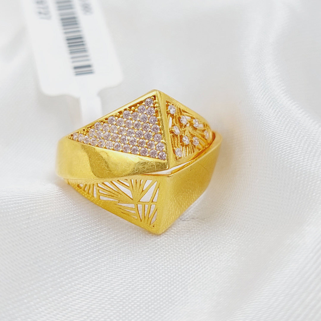 21K Gold Fancy Ring by Saeed Jewelry - Image 3