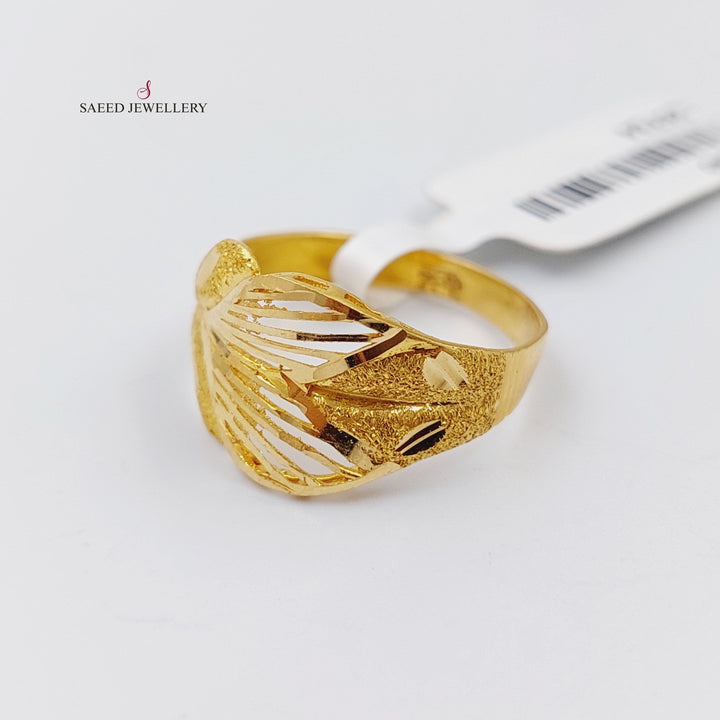 21K Gold Fancy Ring by Saeed Jewelry - Image 3