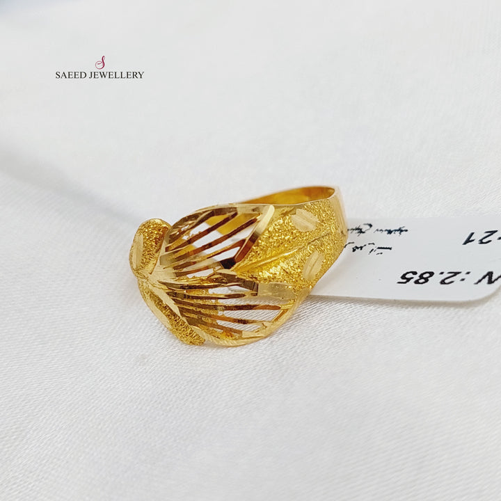 21K Gold Fancy Ring by Saeed Jewelry - Image 4