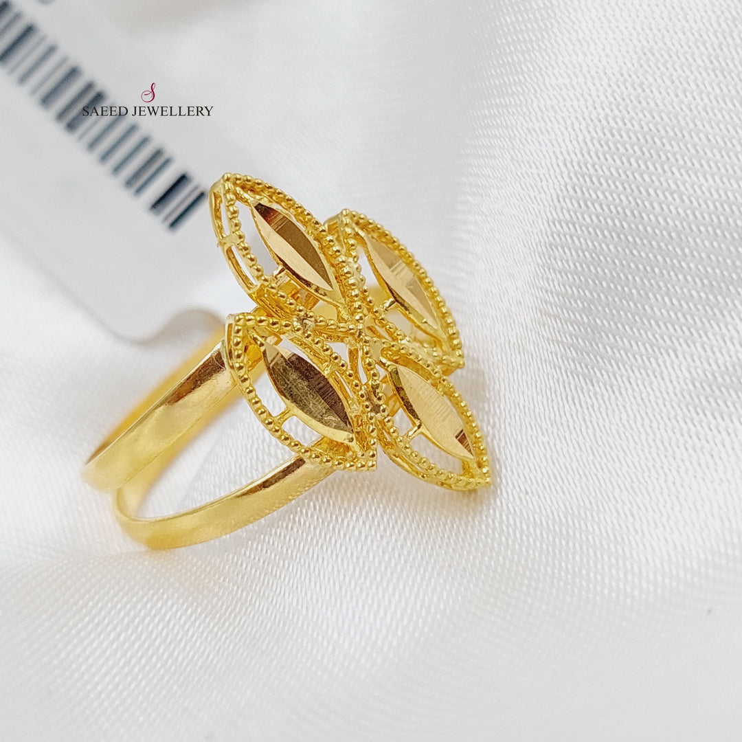 21K Gold Fancy Ring by Saeed Jewelry - Image 3