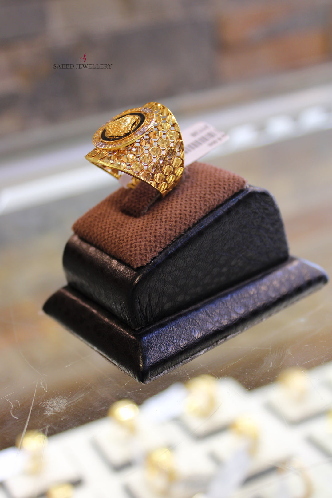 21K Gold Fancy Ring by Saeed Jewelry - Image 3