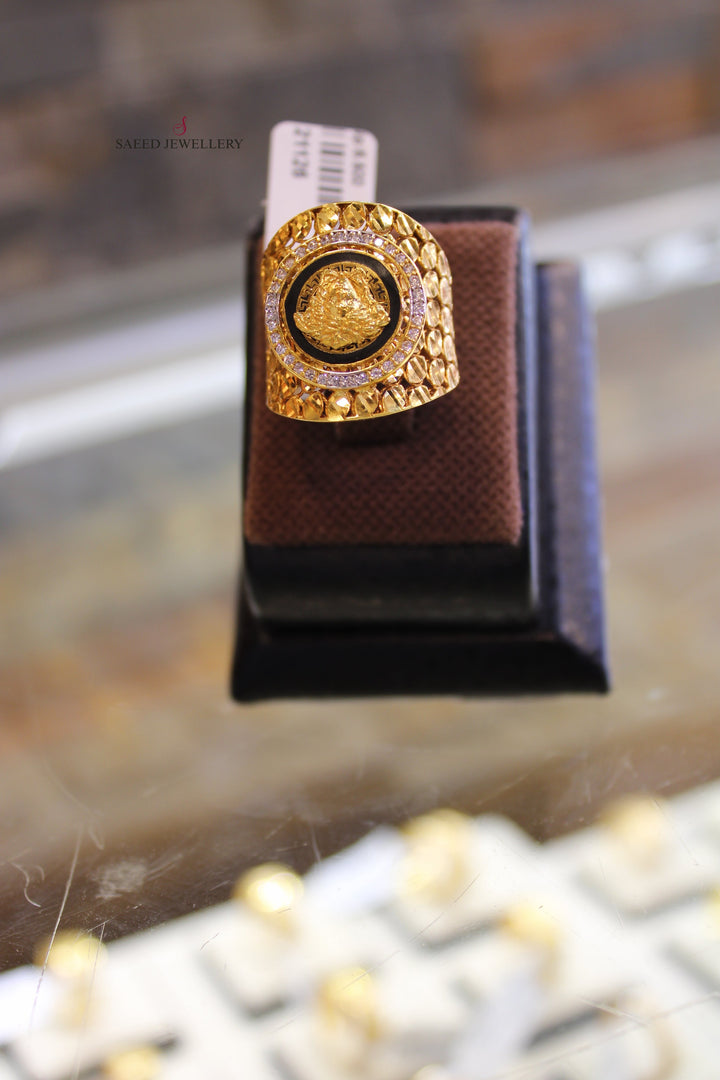 21K Gold Fancy Ring by Saeed Jewelry - Image 5