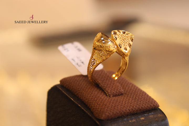 21K Gold Fancy Ring by Saeed Jewelry - Image 6