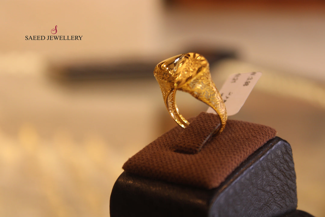 21K Gold Fancy Ring by Saeed Jewelry - Image 5