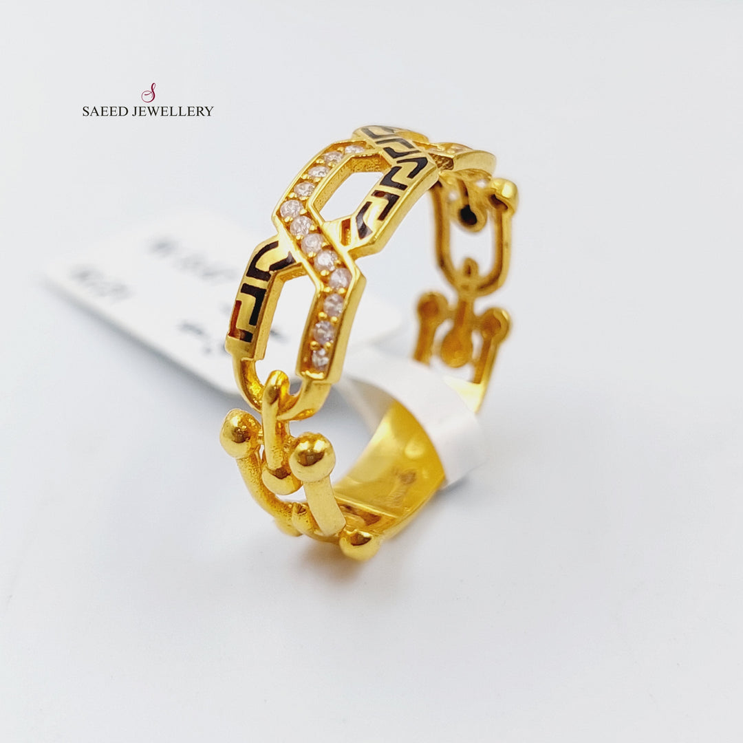 21K Gold Fancy Ring by Saeed Jewelry - Image 5