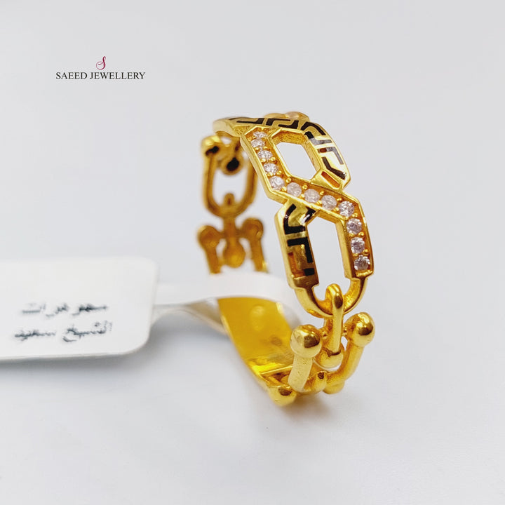 21K Gold Fancy Ring by Saeed Jewelry - Image 4