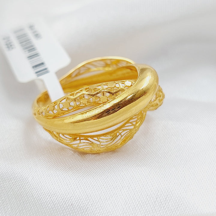 21K Gold Fancy Ring by Saeed Jewelry - Image 3