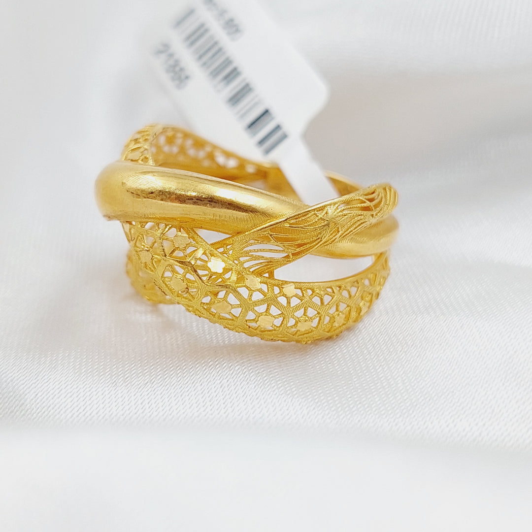 21K Gold Fancy Ring by Saeed Jewelry - Image 1