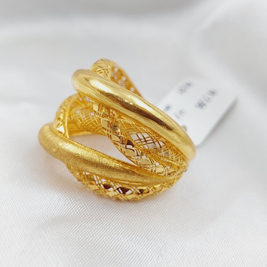 21K Gold Fancy Ring by Saeed Jewelry - Image 4