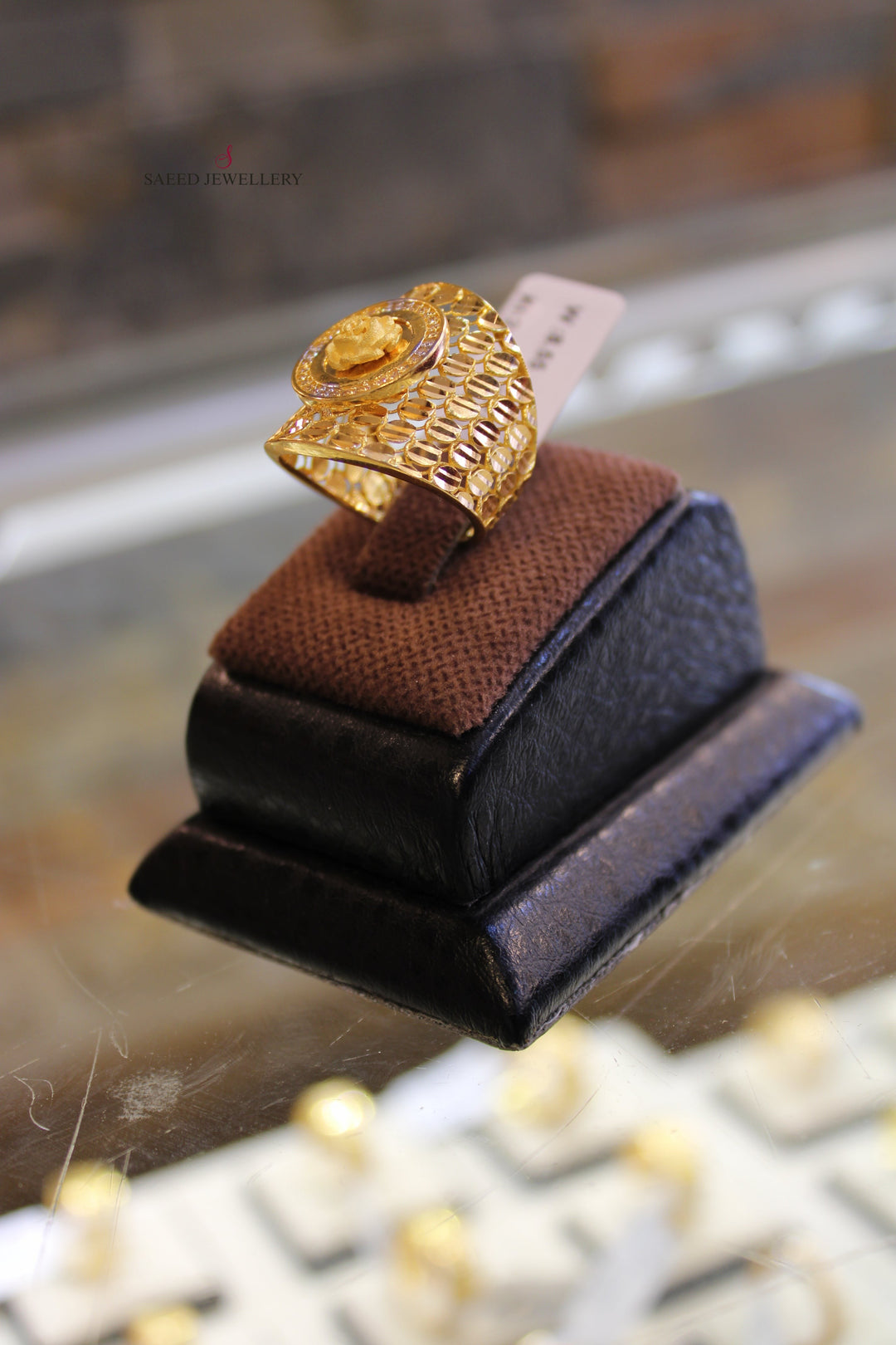 21K Gold Fancy Ring by Saeed Jewelry - Image 3