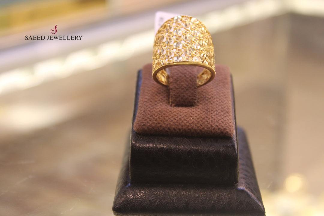 21K Gold Fancy Ring by Saeed Jewelry - Image 5