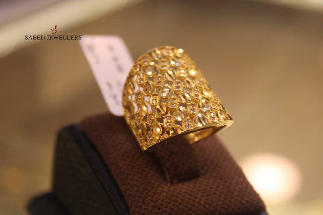 21K Gold Fancy Ring by Saeed Jewelry - Image 6