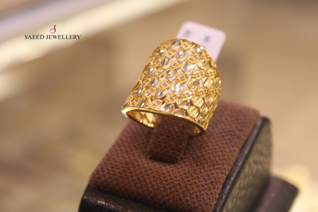 21K Gold Fancy Ring by Saeed Jewelry - Image 10