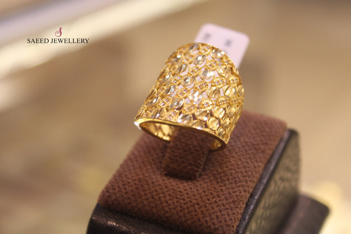 21K Gold Fancy Ring by Saeed Jewelry - Image 10