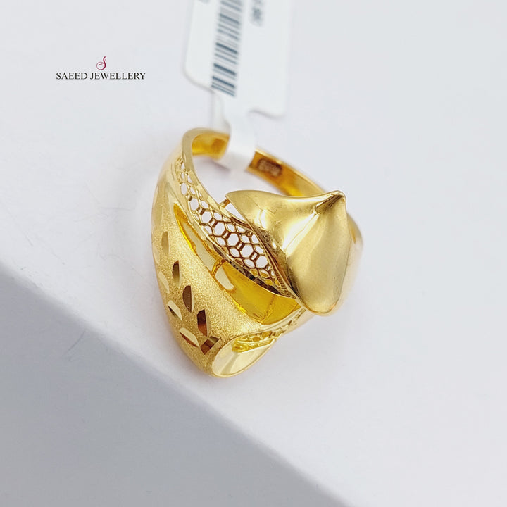 21K Gold Fancy Ring by Saeed Jewelry - Image 4