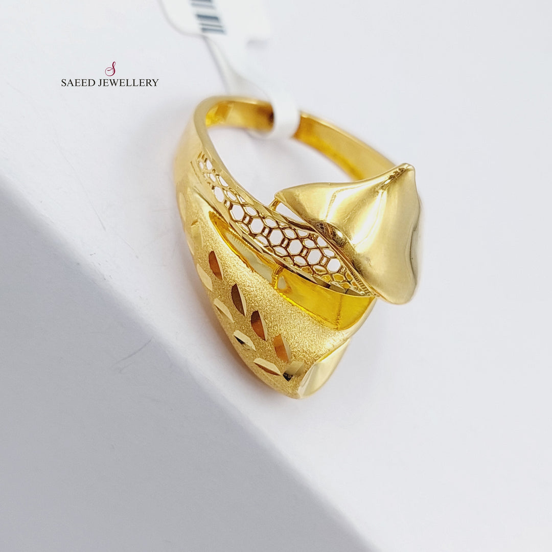 21K Gold Fancy Ring by Saeed Jewelry - Image 1