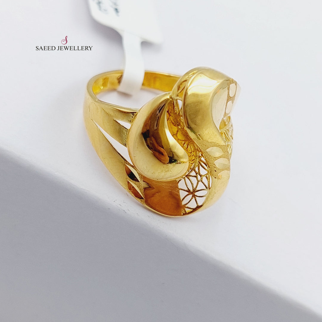 21K Gold Fancy Ring by Saeed Jewelry - Image 2