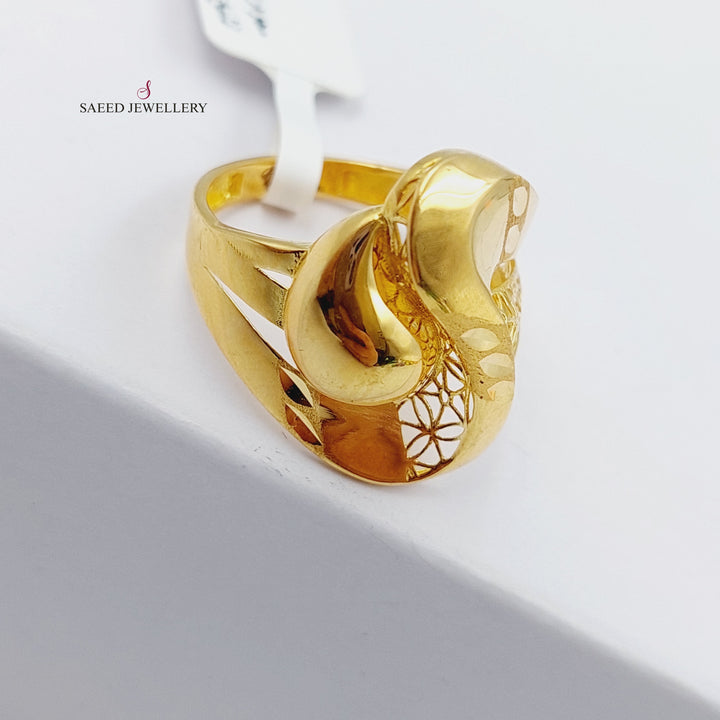 21K Gold Fancy Ring by Saeed Jewelry - Image 2