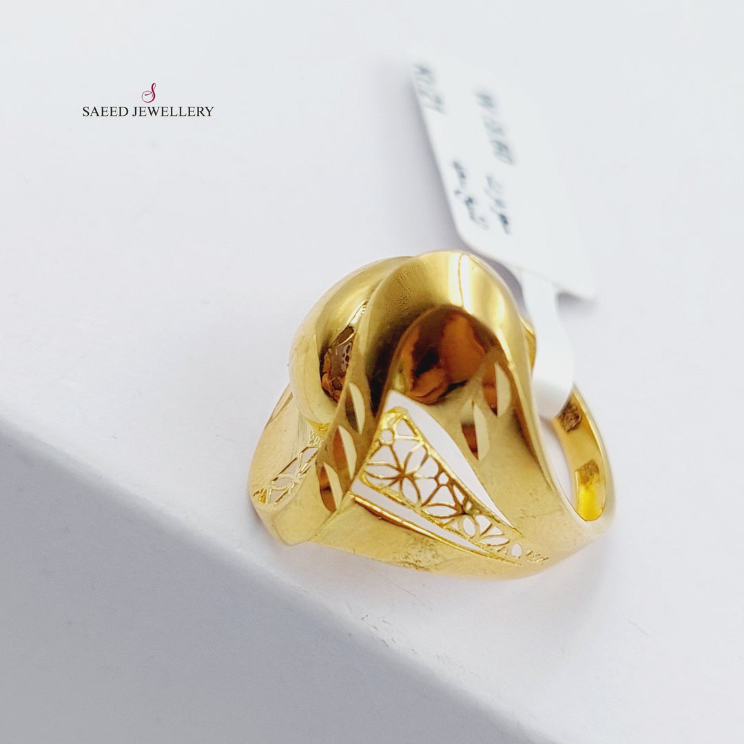 21K Gold Fancy Ring by Saeed Jewelry - Image 7