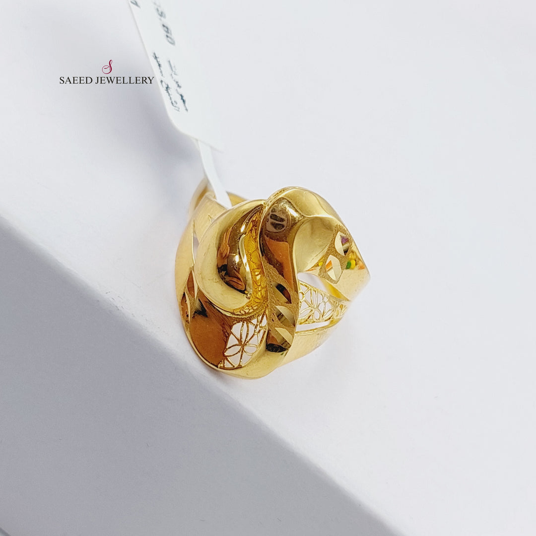 21K Gold Fancy Ring by Saeed Jewelry - Image 6