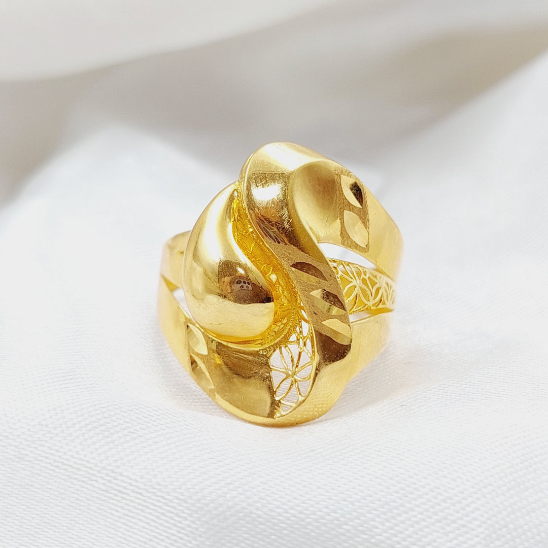 21K Gold Fancy Ring by Saeed Jewelry - Image 1